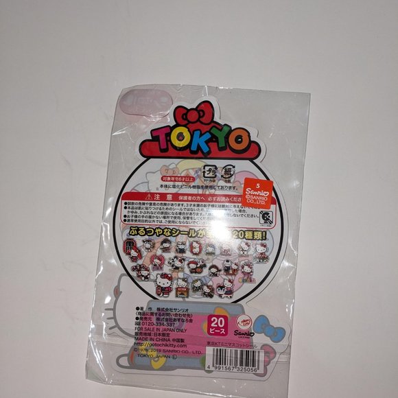 Hello Kitty Tokyo Version Stickers Pack Sold Only in Japan Brand new in Package - Picture 2 of 8